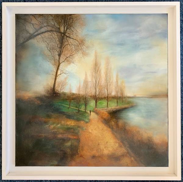 - Oil on Canvas, Painting by Kate Richardson, measuring 80 x 80 cm (H x W) framed at 91 x 91 cm £1550